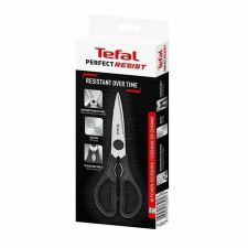 Tefal Perfect Resist konyhai olló, rozsdamentes acél, 21 cm, fekete konyhai eszköz