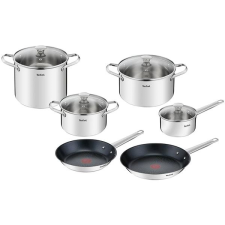 Tefal Rozsdamentes acél edénykészlet 10 db Cook Eat B922SA55 edény