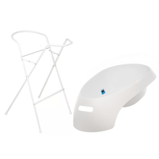Tega Baby TEGGI 83 cm babakád hőmérővel + kádállvány - white babaápolási kellék