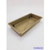  Tégla műanyag tál 1/1 tűzőhabos 23x11cm - Arany