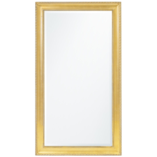  Téglalap alapú élcsiszolt faragott antik arany fali tükör 133,5x74x3cm bútor