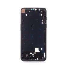  tel-szalk-005524 OnePlus 6 fekete előlap lcd keret, burkolati elem mobiltelefon, tablet alkatrész