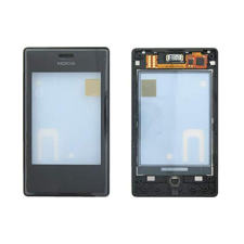  tel-szalk-007147 Nokia Asha 503 fekete Érintőpanel -kijelző nélkül -digitizer mobiltelefon, tablet alkatrész