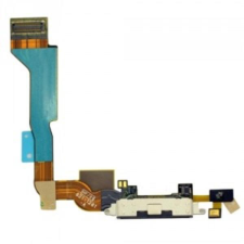tel-szalk-007395 Apple iPhone 4 dokkoló csatlakozó flexibilis kábellel fekete mobiltelefon, tablet alkatrész