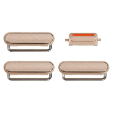 tel-szalk-007928 Apple iPhone 6S Plus arany színű oldalsó gombok (4db) mobiltelefon, tablet alkatrész