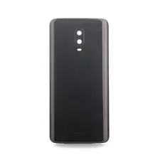  tel-szalk-008673 OnePlus 6T fekete akkufedél, hátlap mobiltelefon, tablet alkatrész