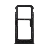  tel-szalk-009068 Huawei P Smart fekete SIM kártya tálca (2 SIM kártyás telefonokhoz)