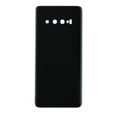  tel-szalk-009775 Samsung Galaxy S10 fekete akkufedél, hátlap, hátsó kamera lencse mobiltelefon, tablet alkatrész