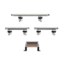  tel-szalk-010079 Apple iPhone XS ezüst színű oldalsó gombok (4db) mobiltelefon, tablet alkatrész