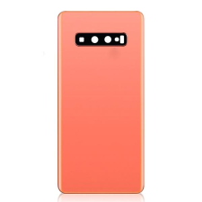  tel-szalk-011747 Samsung Galaxy S10 rózsaszín akkufedél, hátlap, hátlapi kamera lencse mobiltelefon, tablet alkatrész