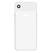  tel-szalk-011918 Google Pixel 3A fehér akkufedél, hátlap mobiltelefon, tablet alkatrész