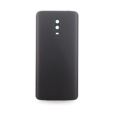 tel-szalk-012456 OnePlus 6T fekete akkufedél, hátlap, hátlapi kameralencse mobiltelefon, tablet alkatrész