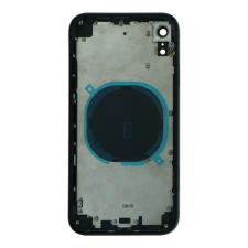  tel-szalk-013231 Apple iPhone XR fekete középső keret mobiltelefon, tablet alkatrész