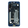  tel-szalk-014401 Xiaomi Mi 9 SE kék előlap lcd keret, burkolati elem