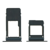  tel-szalk-014932 Samsung Galaxy A7 (2017) fekete SIM kártya tálca (1 SIM kártyás telefonokhoz)