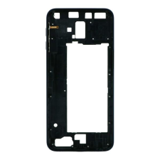  tel-szalk-016139 Samsung Galaxy J6 Plus fekete középső keret mobiltelefon, tablet alkatrész