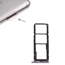  tel-szalk-017313 Xiaomi Redmi S2 matt fekete SIM & SD kártya tálca mobiltelefon, tablet alkatrész