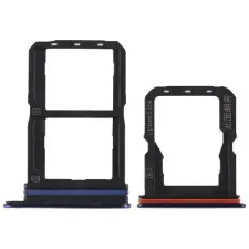  tel-szalk-017405 Vivo S1 Pro kék SIM & SD kártya tálca mobiltelefon, tablet alkatrész