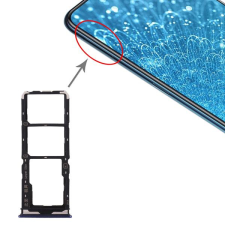  tel-szalk-017422 Vivo Y7s lila SIM & SD kártya tálca mobiltelefon, tablet alkatrész
