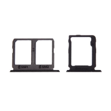  tel-szalk-017794 Samsung Galaxy C9 Pro fekete SIM & SD kártya tálca mobiltelefon, tablet alkatrész