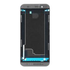  tel-szalk-01834 HTC One M9 szürke előlap lcd keret, burkolati elem mobiltelefon, tablet alkatrész