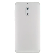  tel-szalk-018387 Nokia 6 fehér akkufedél, hátlap, hátlapi kamera lencse mobiltelefon, tablet alkatrész