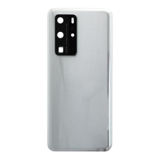 tel-szalk-019726 Huawei P40 Pro ezüst akkufedél, hátlap, kamera lencse mobiltelefon, tablet alkatrész