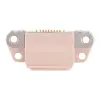  tel-szalk-019928 Apple iPhone 8 / 8 Plus töltőcsatlakozó port (töltő csatlakozó port) arany