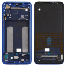  tel-szalk-020691 Xiaomi Mi 9 Lite / CC9 kék előlap lcd keret, burkolati elem mobiltelefon, tablet alkatrész