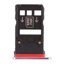  tel-szalk-021426 Huawei Mate 20 X ezüst SIM kártya tálca mobiltelefon, tablet alkatrész