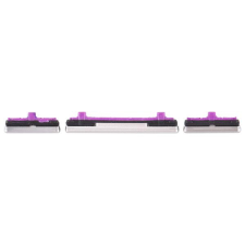 tel-szalk-021661 Samsung Galaxy S10 / S10 Plus ezüst színű oldalsó gombok mobiltelefon, tablet alkatrész