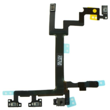 tel-szalk-021844 Apple iPhone 5 hangerőszabályzó gomb flexibilis kábel mobiltelefon, tablet alkatrész