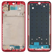  tel-szalk-022552 Xiaomi Redmi Note 7 / 7 Pro piros középső keret mobiltelefon, tablet alkatrész