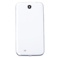  tel-szalk-022773 Samsung Galaxy Note 2 GT-N7100 fehér Középső keret, hátlap mobiltelefon, tablet alkatrész