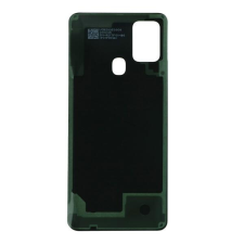 tel-szalk-024541 Samsung Galaxy A21s fekete hátlap ragasztóval mobiltelefon, tablet alkatrész