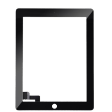 tel-szalk-03152 Apple Ipad 2 fekete Érintőpanel -kijelző nélkül -digitizer utángyártott mobiltelefon, tablet alkatrész