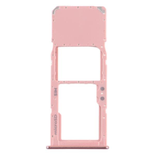 tel-szalk-150980 Samsung Galaxy A51 rózsaszín SIM & SD kártya tálca mobiltelefon, tablet alkatrész