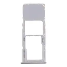  tel-szalk-150983 Samsung Galaxy A71 A715 ezüst SIM & SD kártya tálca mobiltelefon, tablet alkatrész
