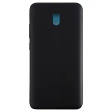  tel-szalk-152104 Akkufedél hátlap - burkolati elem Xiaomi Redmi 8A, fekete mobiltelefon, tablet alkatrész