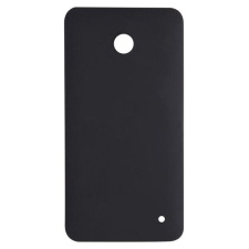 tel-szalk-152176 Akkufedél hátlap - burkolati elem Nokia Lumia 630, fekete mobiltelefon, tablet alkatrész