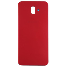 tel-szalk-152751 Akkufedél hátlap - burkolati elem Samsung Galaxy J6 Plus, piros mobiltelefon, tablet alkatrész