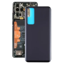  tel-szalk-153090 Akkufedél hátlap - burkolati elem Huawei Nova 7, fekete mobiltelefon, tablet alkatrész