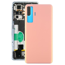  tel-szalk-153224 Akkufedél hátlap - burkolati elem Vivo X50, rózsaszín mobiltelefon, tablet alkatrész