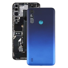  tel-szalk-153334 Akkufedél hátlap - burkolati elem Motorola Moto G8 Power Lite, sötétkék mobiltelefon, tablet alkatrész