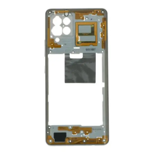  tel-szalk-1927741 Samsung Galaxy A42 fehér középső keret mobiltelefon, tablet alkatrész