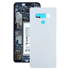  tel-szalk-192861 Akkufedél hátlap - burkolati elem LG Stylo 6, fehér mobiltelefon, tablet alkatrész