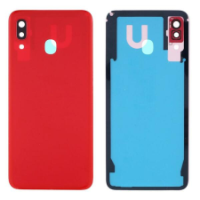  tel-szalk-1929264 Samsung Galaxy A20 piros akkufedél, hátlap, hátlapi kamera lencse mobiltelefon, tablet alkatrész