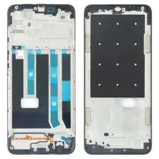  tel-szalk-19296746 Oppo A15 fekete előlap LCD keret, burkolati elem mobiltelefon, tablet alkatrész