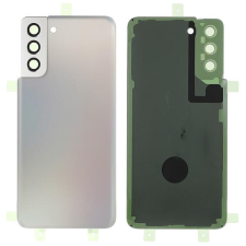  tel-szalk-192967472 Samsung Galaxy S21 Plus ezüst akkufedél, hátlap mobiltelefon, tablet alkatrész