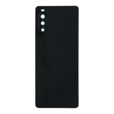 tel-szalk-192968550 Sony Xperia 10 II fekete akkufedél, hátlap, kamera lencse mobiltelefon, tablet alkatrész